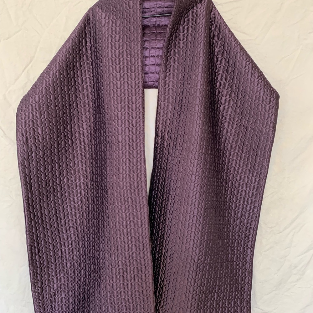 Jean Paul Gaultier Deep Purple wrap/shawl w adjustable back-pack straps